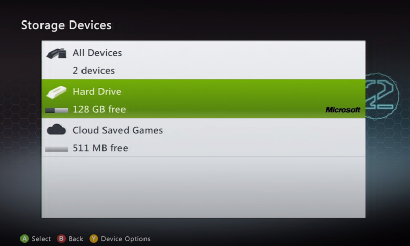 xbox cloud storage move games storage