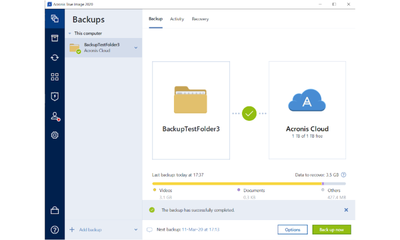 Best Windows backup Acronis