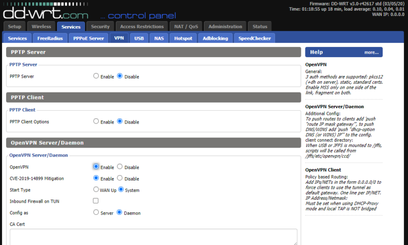 ddwrt_vpn DD-WRT VPN