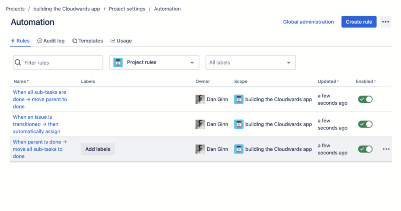 jira automations