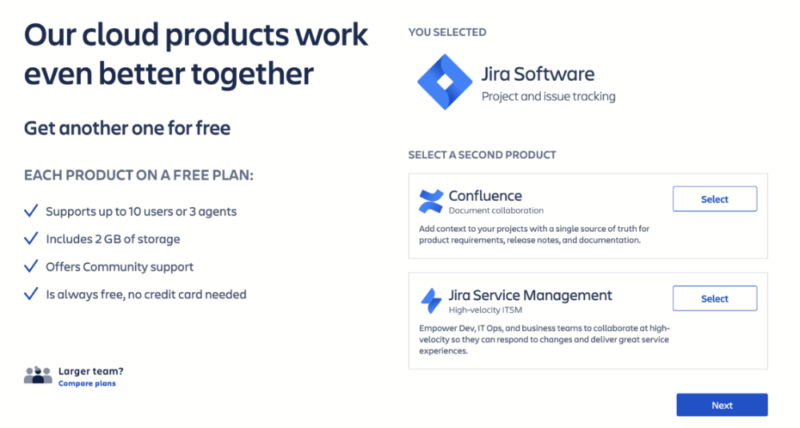 jira select products