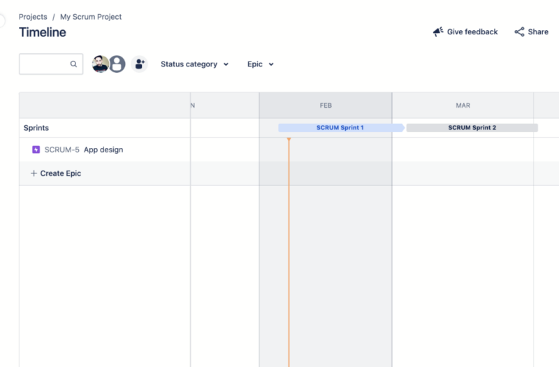 jira timeline