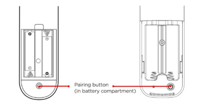 roku pairing button