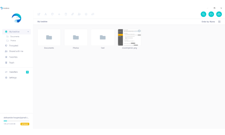 icedrive features