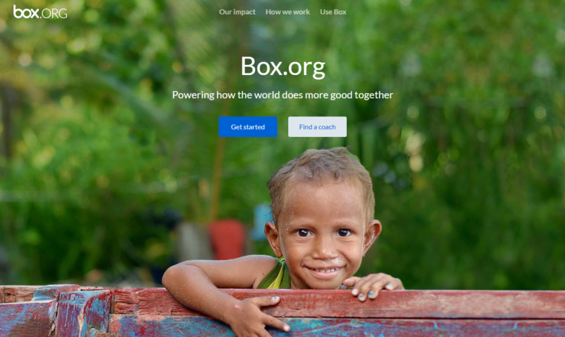 box charity donation