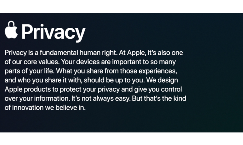 iCloud review privacy policy
