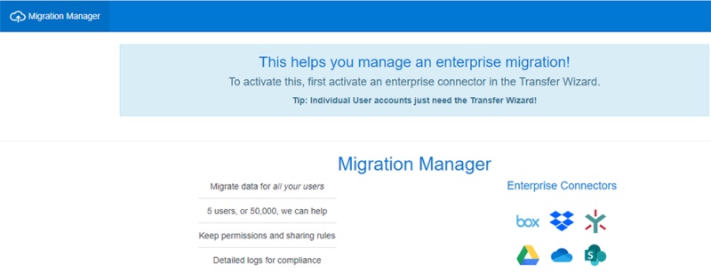mover migration manager
