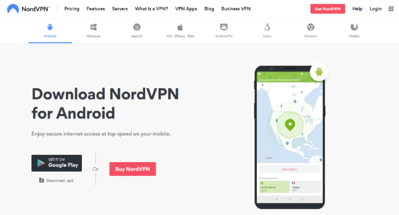 nordvpn android app