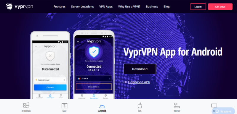 vyprvpn android app