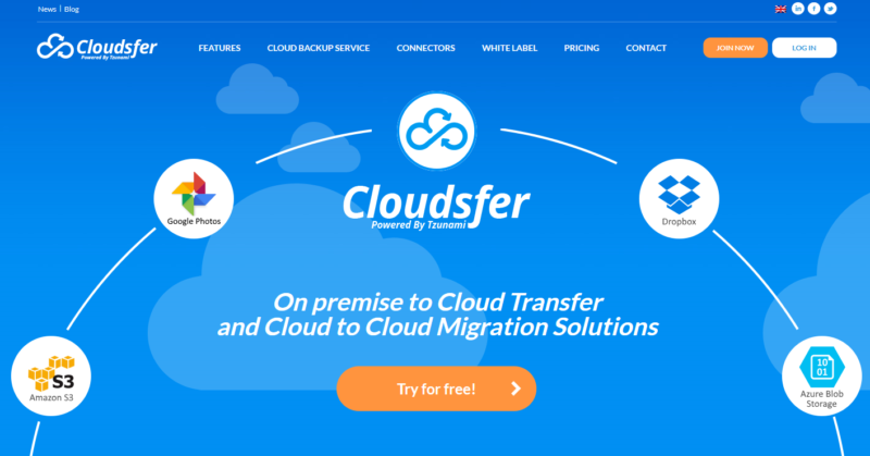 Cloudsfer-homepage