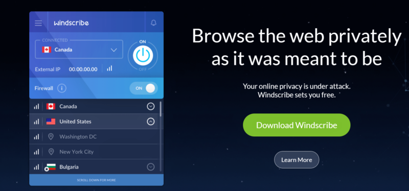 Windscribe vpn on your ps4