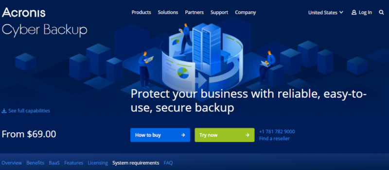 linux cloud backup acronis