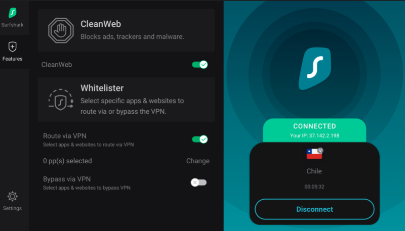 surfshark advanced features