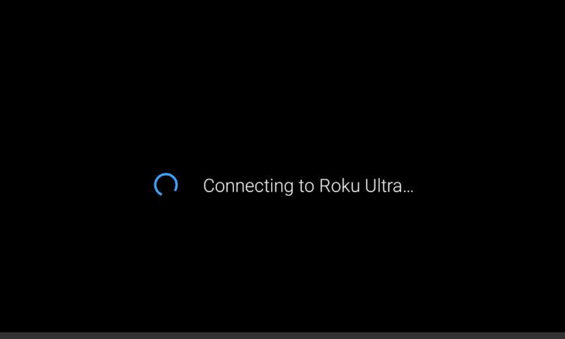 android cast to roku connecting