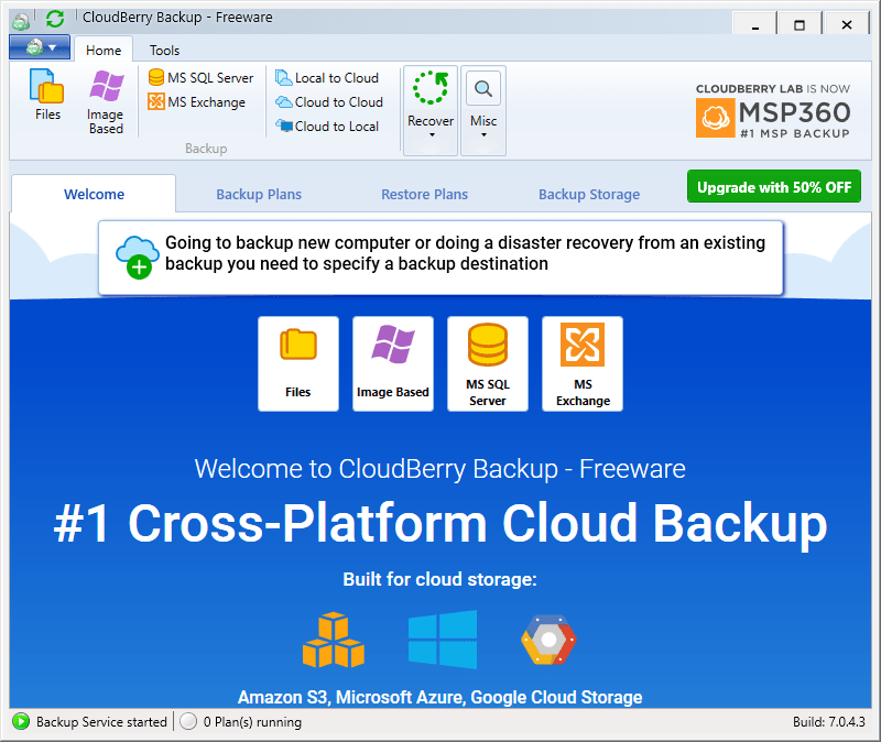 cloudberry backup AWS client