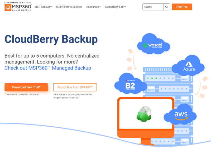 cloudberry backup download