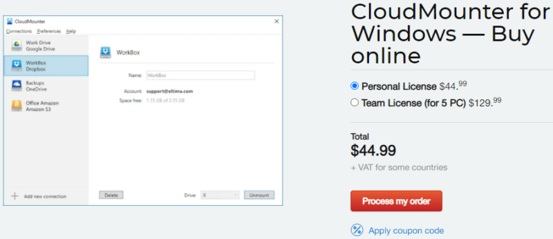 cloudmounter pricing