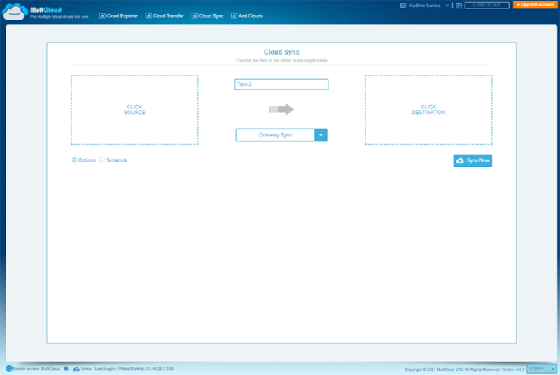 multcloud sync