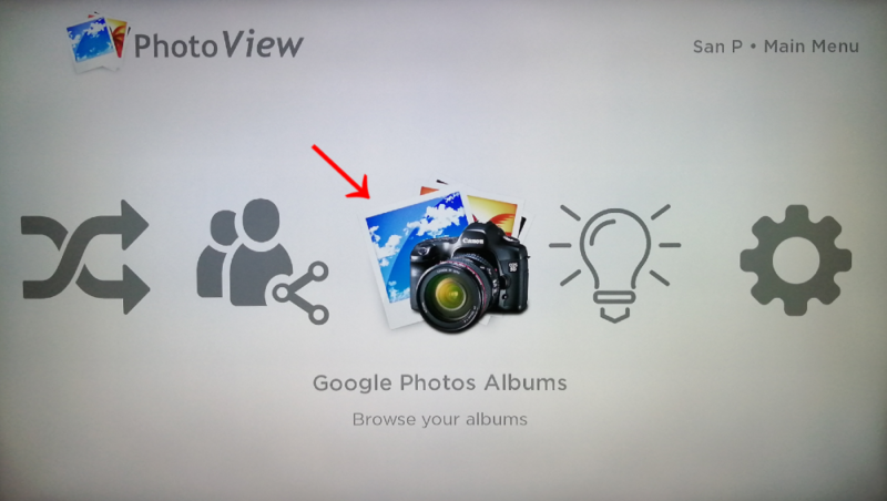 roku google play photos browse