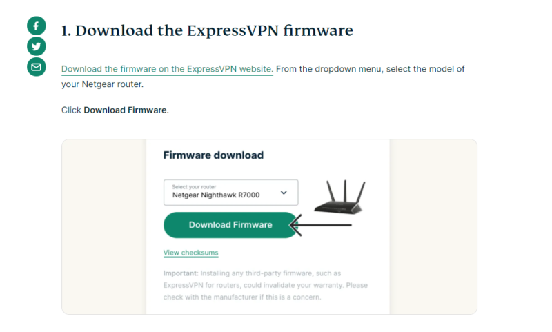 ExpressVPN Firmware