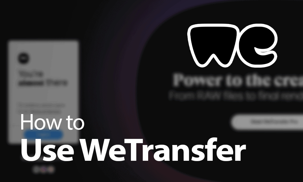 how to use wetransfer
