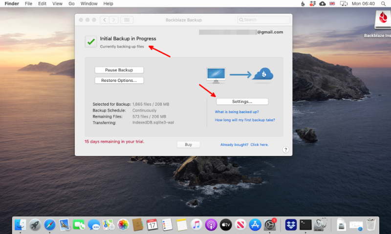 macos photo backups online backup start