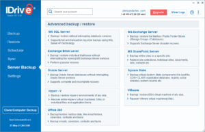 IDrive-desktop-app-server-backup-tab IDrive desktop app server backup tab