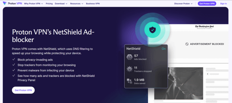 Proton VPN Netshield