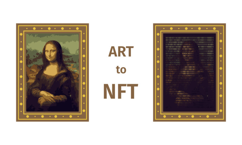 A copy of the Mona Lisa as an NFT