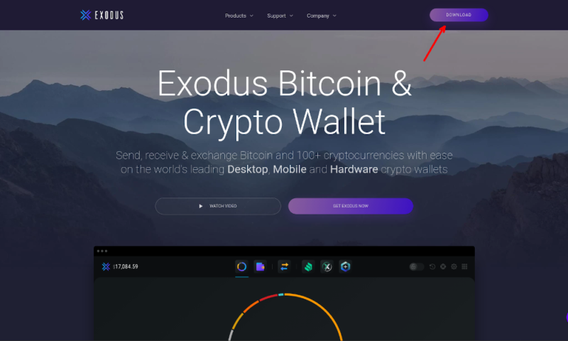 exodus download a wallet