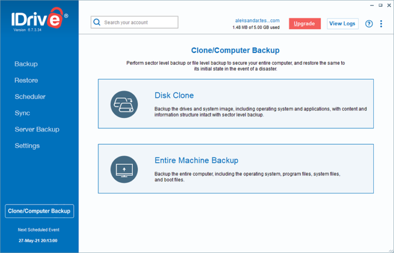 idrive disk image