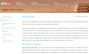 idrive-privacy-policy idrive privacy policy