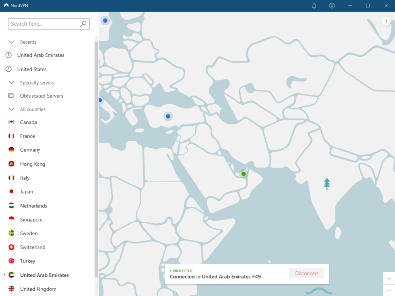 nordvpn uae