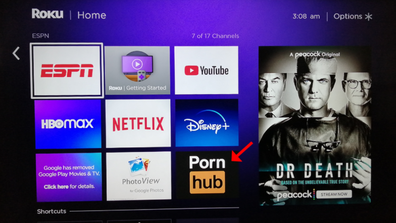 how to watch porn on roku channels list