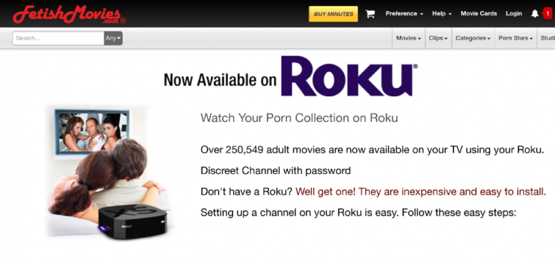 how to watch porn on roku fetish movies