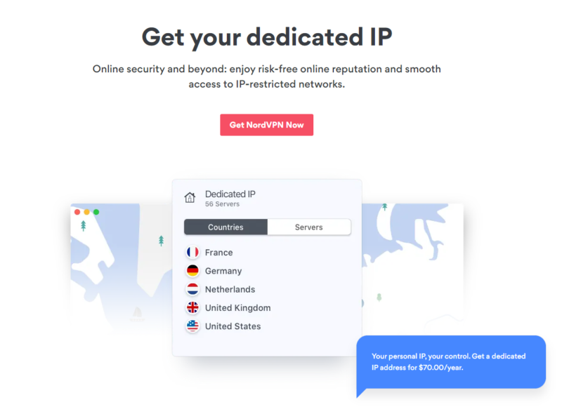 nordvpn dedicated ip address