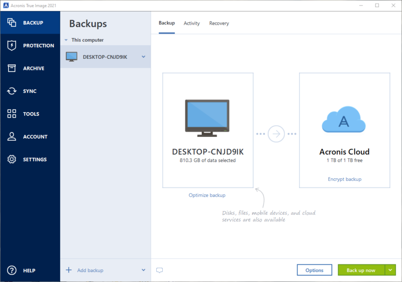 acronis desktop app