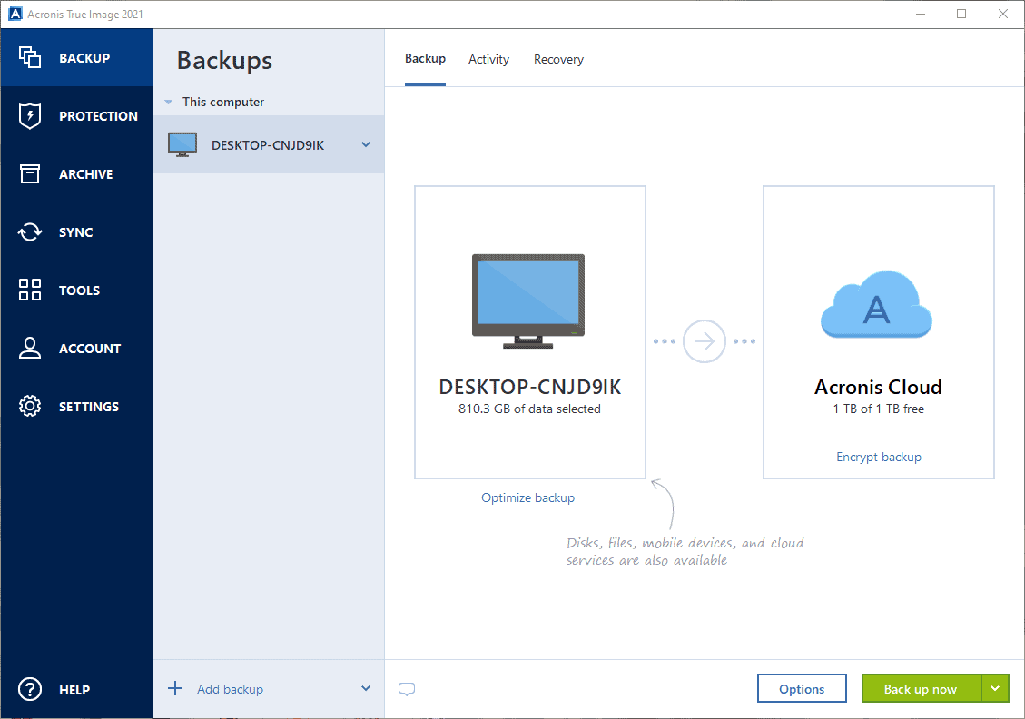 acronis true image alternatives