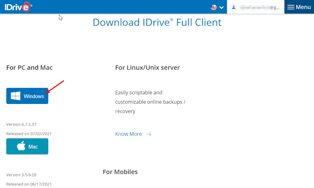 install idrive on linux