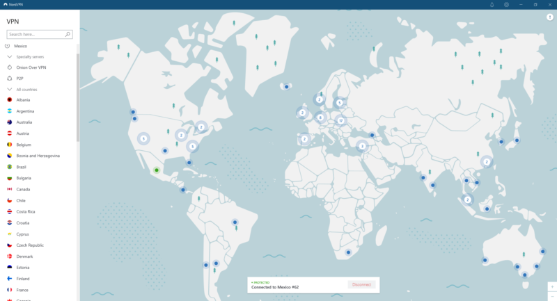 nord vpn servers