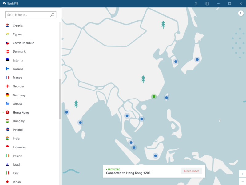 nordvpn ui hong kong