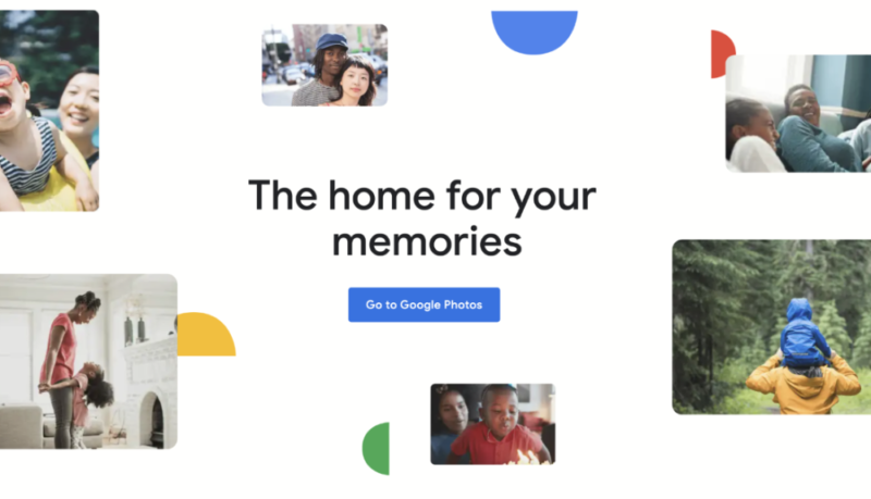 Google photos for storage