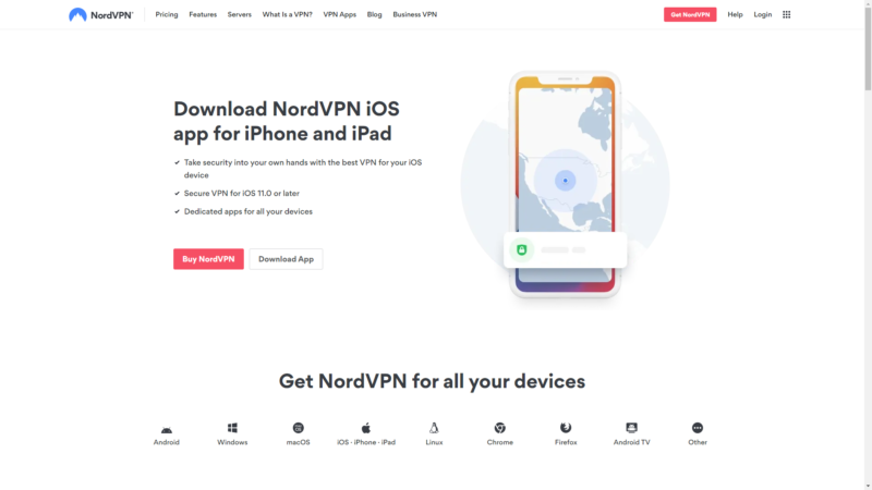 nordvpn ios download
