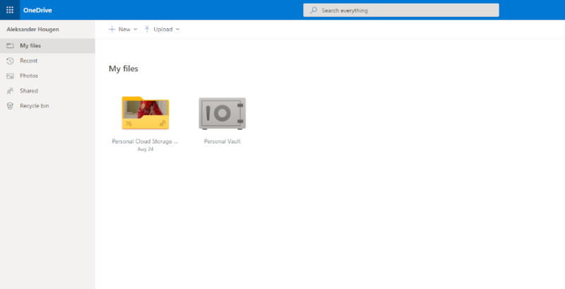 onedrive online storage