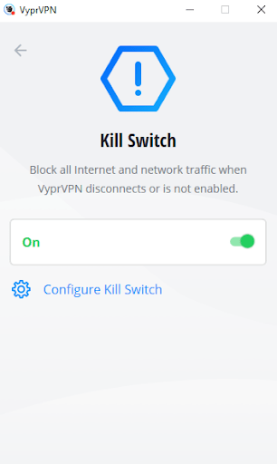 VyprVPN kill switch