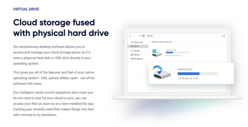 icedrive virtual drive