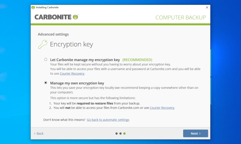 carbonite review private encryption 