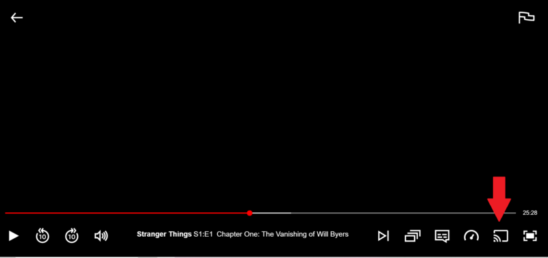 cast icon netflix video