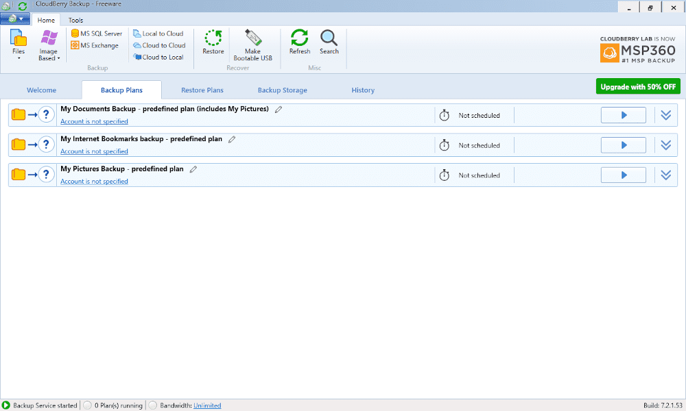 backup clients fro cloudberry backup