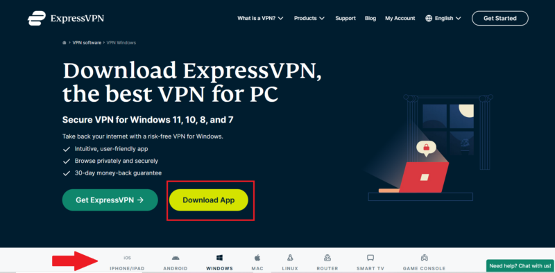 download expressvpn